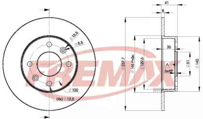 Тормозной диск (FREMAX: BD-6947)