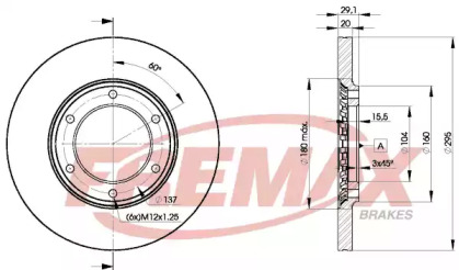 Тормозной диск (FREMAX: BD-7000)