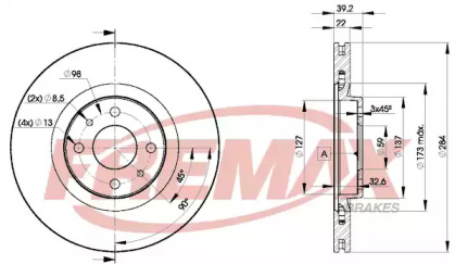 Тормозной диск (FREMAX: BD-7947)