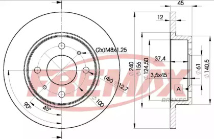 Тормозной диск (FREMAX: BD-8120)