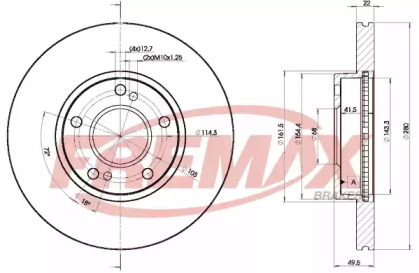 Тормозной диск (FREMAX: BD-8801)