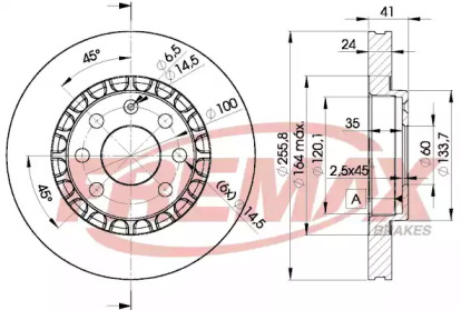 Тормозной диск (FREMAX: BD-9042)