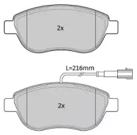 Комплект тормозных колодок (FREMAX: FBP-1220)