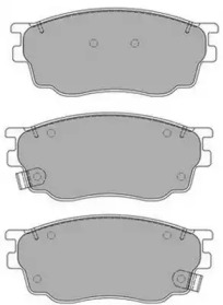 Комплект тормозных колодок (FREMAX: FBP-1533)