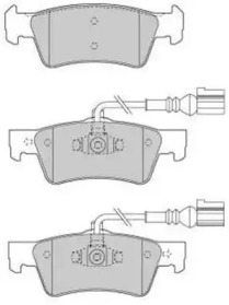 Комплект тормозных колодок (FREMAX: FBP-1552)