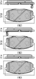 Комплект тормозных колодок (FREMAX: FBP-1626)