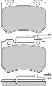 Комплект тормозных колодок (FREMAX: FBP-1671)