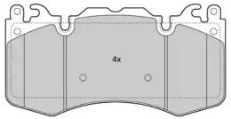 Комплект тормозных колодок (FREMAX: FBP-1839)