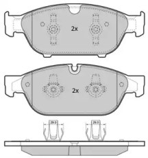 Комплект тормозных колодок (FREMAX: FBP-1852)