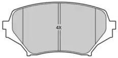 Комплект тормозных колодок (FREMAX: FBP-1901)