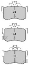 Комплект тормозных колодок (FREMAX: FBP-1910)