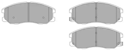 Комплект тормозных колодок (FREMAX: FBP-1500)