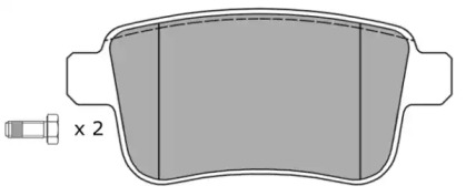 Комплект тормозных колодок (FREMAX: FBP-1583)