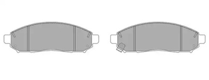 Комплект тормозных колодок (FREMAX: FBP-1631)