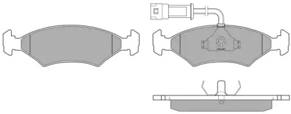 Комплект тормозных колодок (FREMAX: FBP-0353-01)