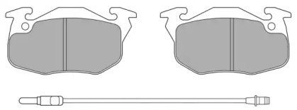 Комплект тормозных колодок (FREMAX: FBP-0464-01)