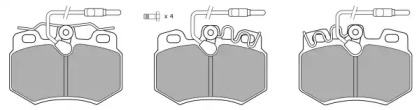 Комплект тормозных колодок (FREMAX: FBP-0506-01)