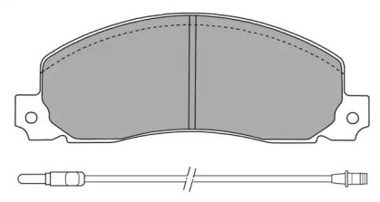 Комплект тормозных колодок (FREMAX: FBP-1508)