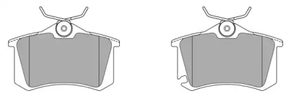 Комплект тормозных колодок (FREMAX: FBP-1509)