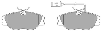 Комплект тормозных колодок (FREMAX: FBP-0582)