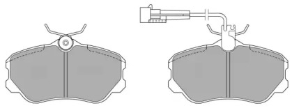 Комплект тормозных колодок (FREMAX: FBP-0606)