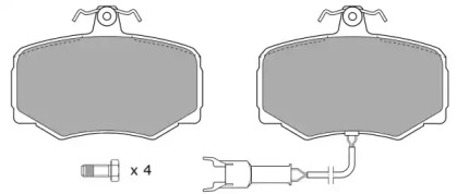 Комплект тормозных колодок (FREMAX: FBP-0737-01)