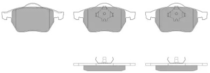 Комплект тормозных колодок (FREMAX: FBP-1513)