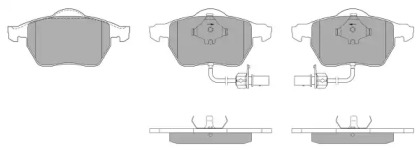 Комплект тормозных колодок (FREMAX: FBP-0876-01)