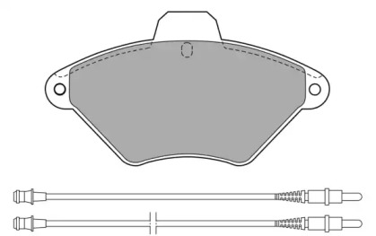 Комплект тормозных колодок (FREMAX: FBP-0887)