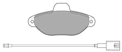 Комплект тормозных колодок (FREMAX: FBP-0911-01)