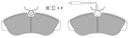 Комплект тормозных колодок (FREMAX: FBP-0914)