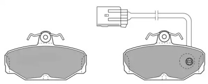 Комплект тормозных колодок (FREMAX: FBP-0918)