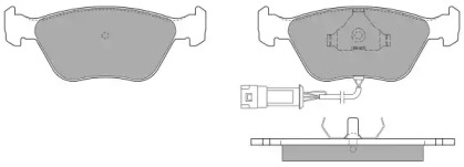 Комплект тормозных колодок (FREMAX: FBP-1028-01)