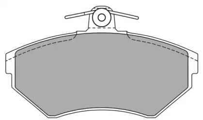 Комплект тормозных колодок (FREMAX: FBP-1051)