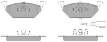 Комплект тормозных колодок (FREMAX: FBP-1070-01)