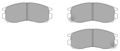 Комплект тормозных колодок (FREMAX: FBP-1103)