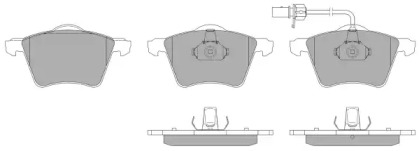 Комплект тормозных колодок (FREMAX: FBP-1149-01)