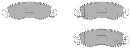 Комплект тормозных колодок (FREMAX: FBP-1155-01)