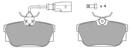 Комплект тормозных колодок (FREMAX: FBP-1162-01)