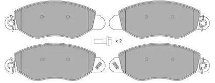 Комплект тормозных колодок (FREMAX: FBP-1203-01)