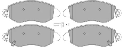 Комплект тормозных колодок (FREMAX: FBP-1203)