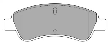 Комплект тормозных колодок (FREMAX: FBP-1212)