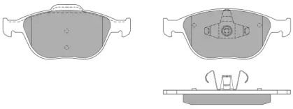 Комплект тормозных колодок (FREMAX: FBP-1305)