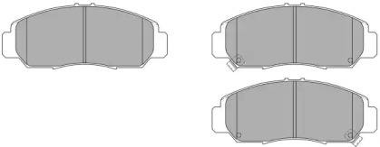 Комплект тормозных колодок (FREMAX: FBP-1313)