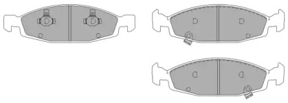 Комплект тормозных колодок (FREMAX: FBP-1325)