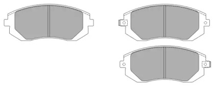 Комплект тормозных колодок (FREMAX: FBP-1564)