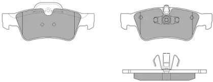 Комплект тормозных колодок (FREMAX: FBP-1523)
