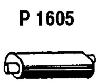 Амортизатор (FENNO: P1605)