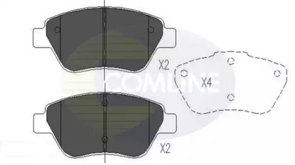 Комплект тормозных колодок (COMLINE: CBP01535)