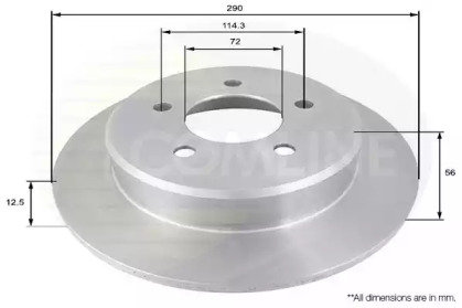 Тормозной диск (COMLINE: ADC2312)
